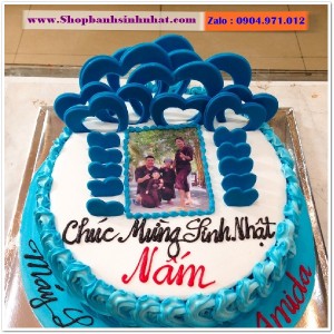 Bánh Sinh Nhật In Hình Ảnh - H411